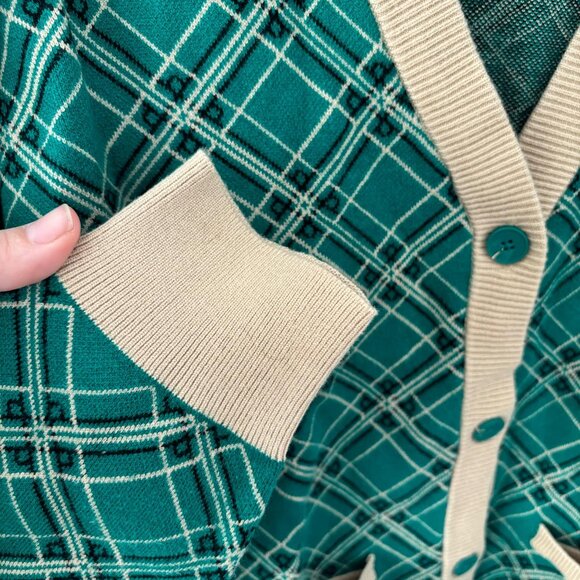 Geometric Jacquard Cardigan - Picture 6 of 6